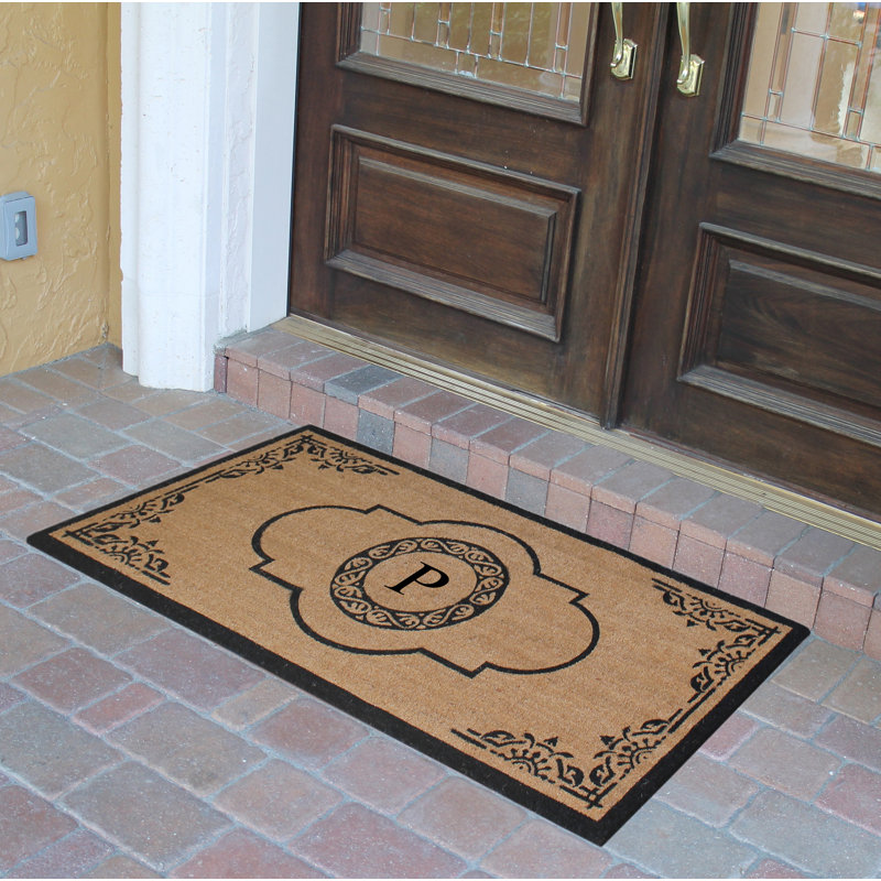 Stephengould Monogrammed 48 in. x 30 in. Outdoor Door Mat & Reviews